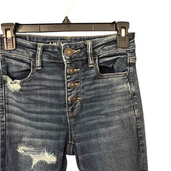 American Eagle Next Level Stretch Hi Rise Jegging Jeans Women’s Size 4 R - Picture 2 of 5